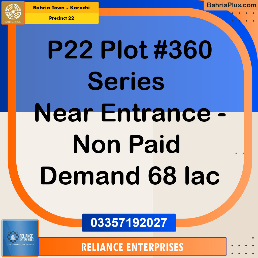 250 Sq. Yards Residential Plot for Sale in Precinct 22 -  Bahria Town, Karachi - (BP-166109)