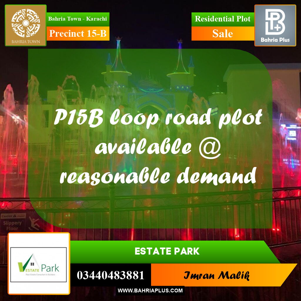 125 Sq. Yards Residential Plot for Sale in Precinct 15-B -  Bahria Town, Karachi - (BP-166143)