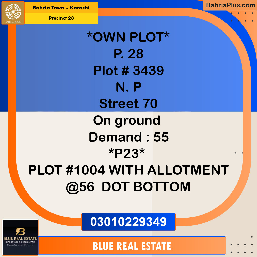 125 Sq. Yards Residential Plot for Sale in Precinct 28 -  Bahria Town, Karachi - (BP-166232)