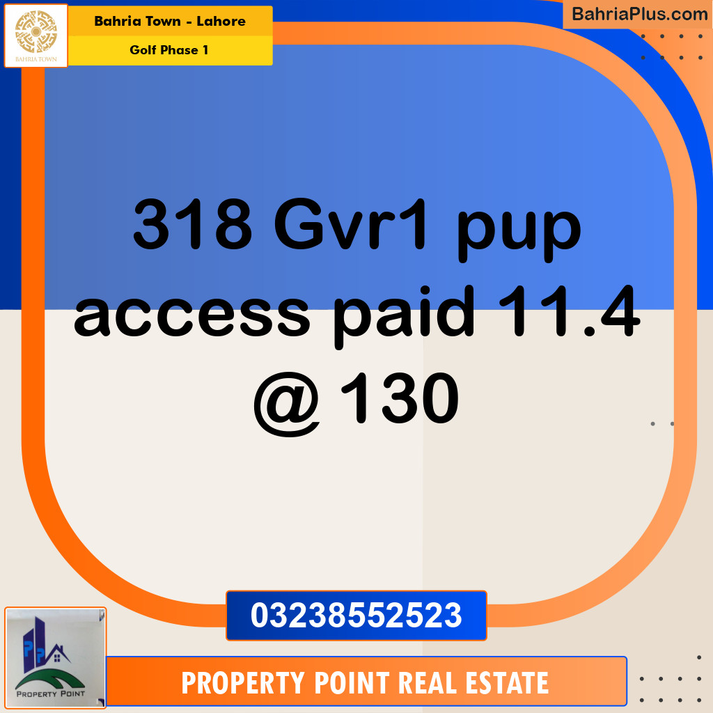 Residential Plot for Sale in Golf Phase 1 -  Bahria Town, Lahore - (BP-166271)