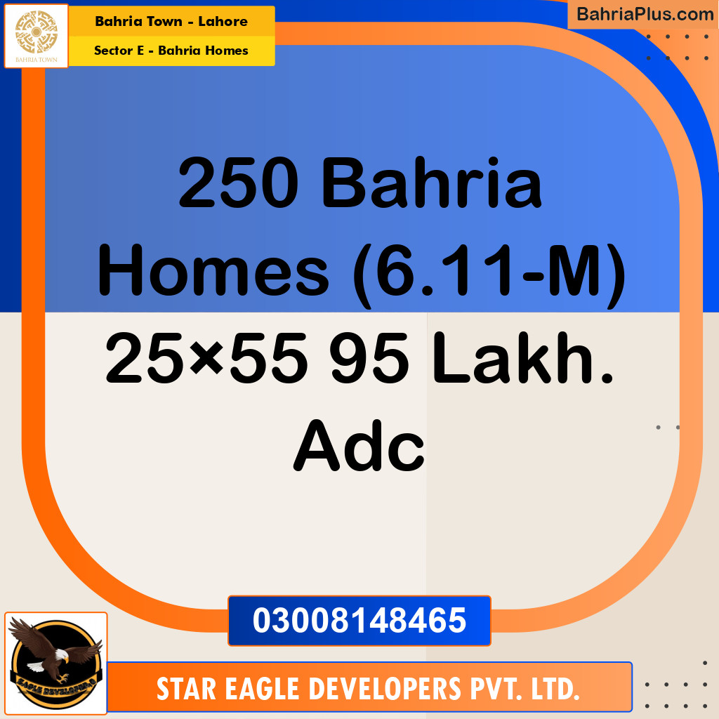 Residential Plot for Sale in Sector E - Bahria Homes -  Bahria Town, Lahore - (BP-166347)
