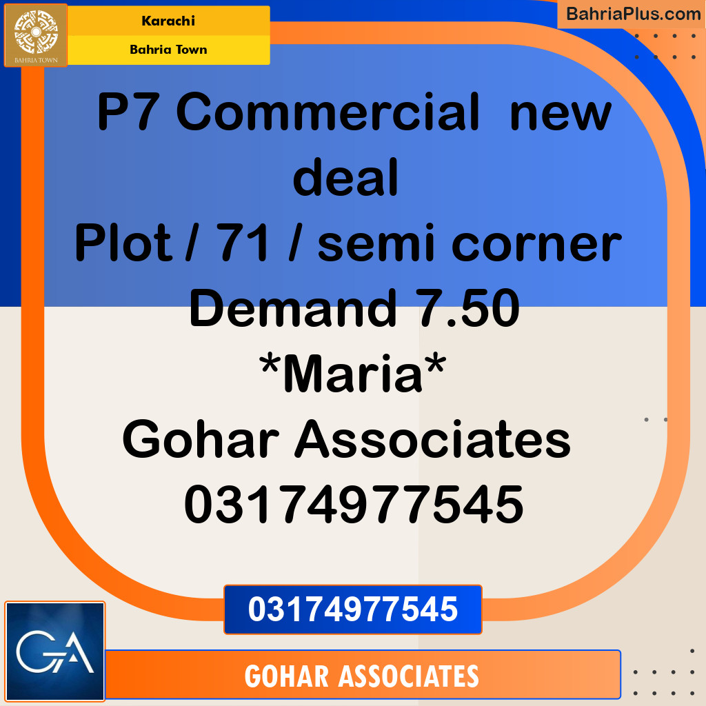 Residential Plot for Sale in Liberty Commercial -  Bahria Town, Karachi - (BP-166827)
