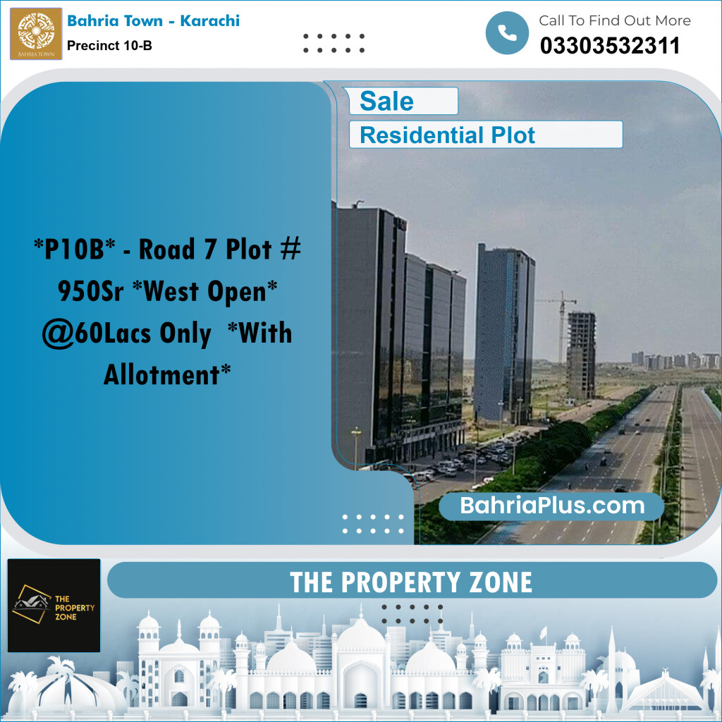 125 Sq. Yards Residential Plot for Sale in Precinct 10-B -  Bahria Town, Karachi - (BP-166903)