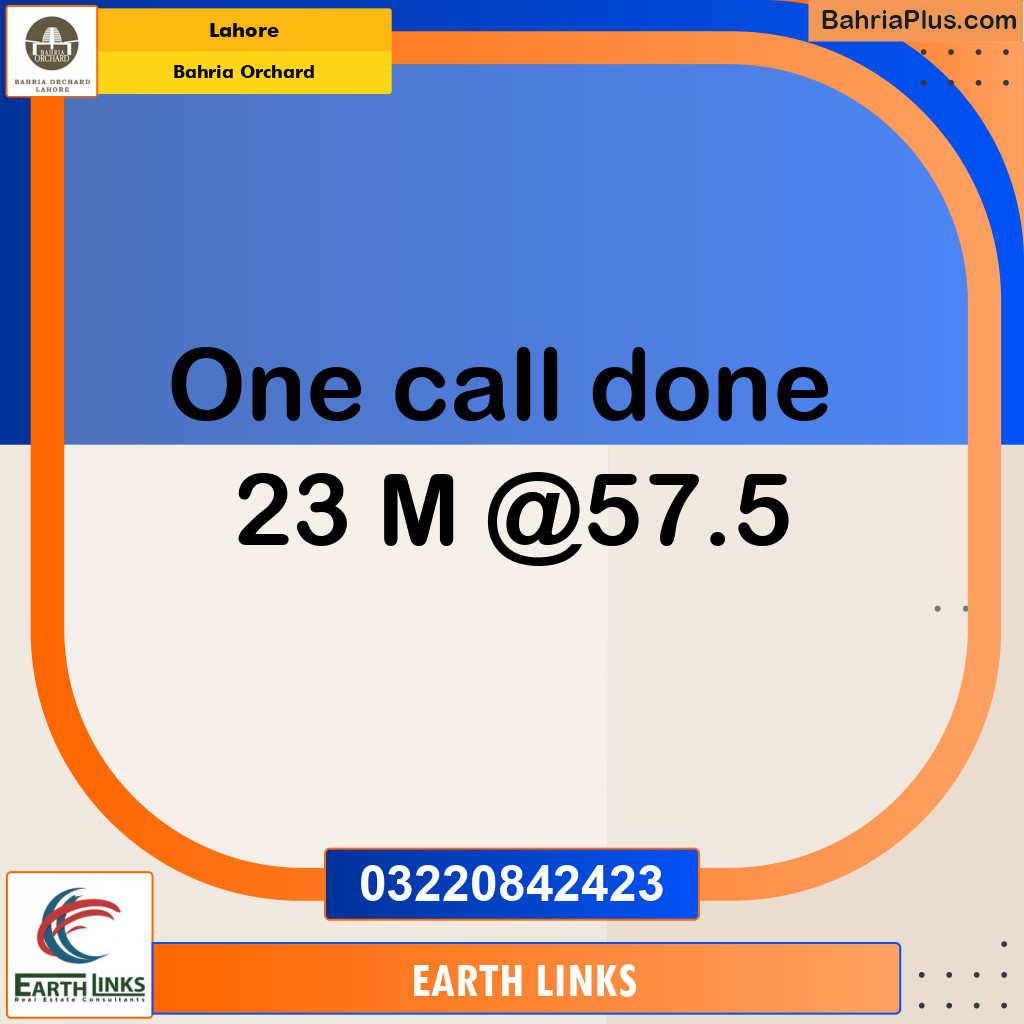 Residential Plot for Sale in Phase 2 - M Block -  Bahria Orchard, Lahore - (BP-166979)