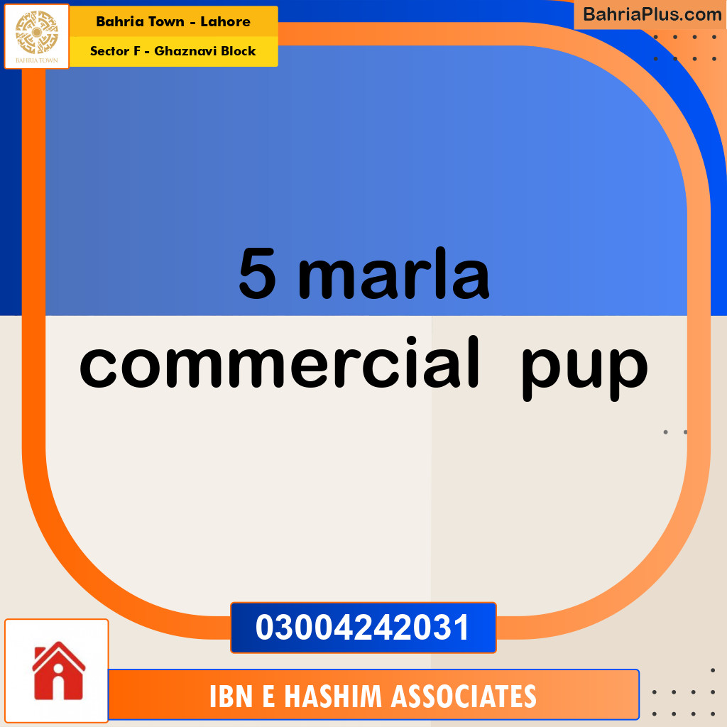 Residential Plot for Sale in Sector F - Ghaznavi Block -  Bahria Town, Lahore - (BP-167344)