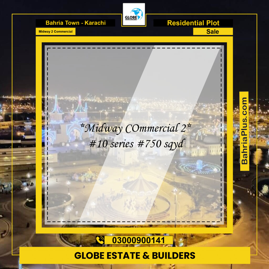 Residential Plot for Sale in Midway 2 Commercial -  Bahria Town, Karachi - (BP-167459)