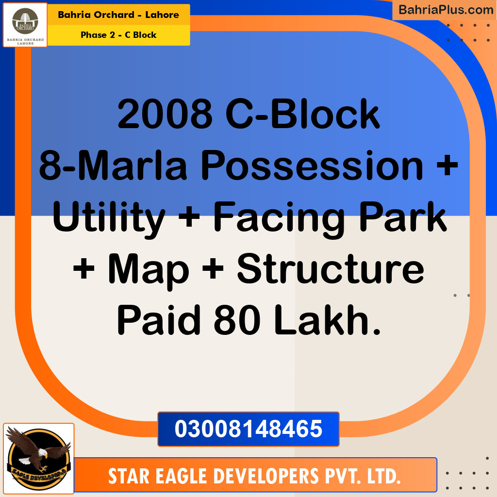 Residential Plot for Sale in Phase 2 - C Block -  Bahria Orchard, Lahore - (BP-167740)