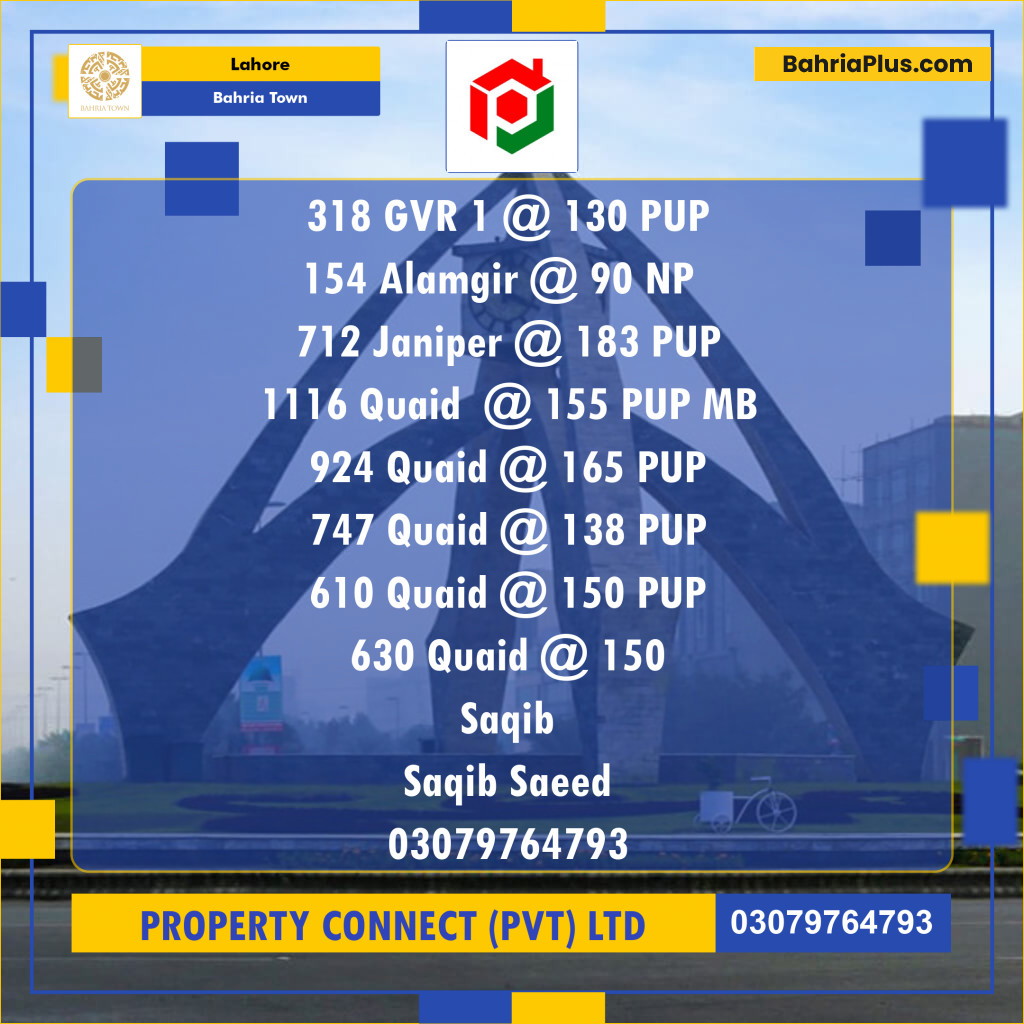 Residential Plot for Sale in Golf Phase 1 -  Bahria Town, Lahore - (BP-167775)