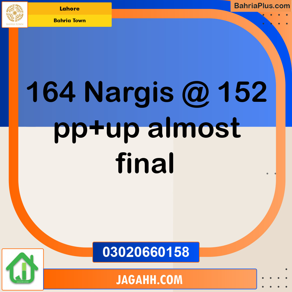 Residential Plot for Sale in Sector C - Nargis/Hussain Block -  Bahria Town, Lahore - (BP-168053)