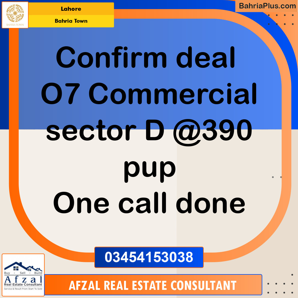 Residential Plot for Sale in Bahria Town, Lahore - (BP-168378)