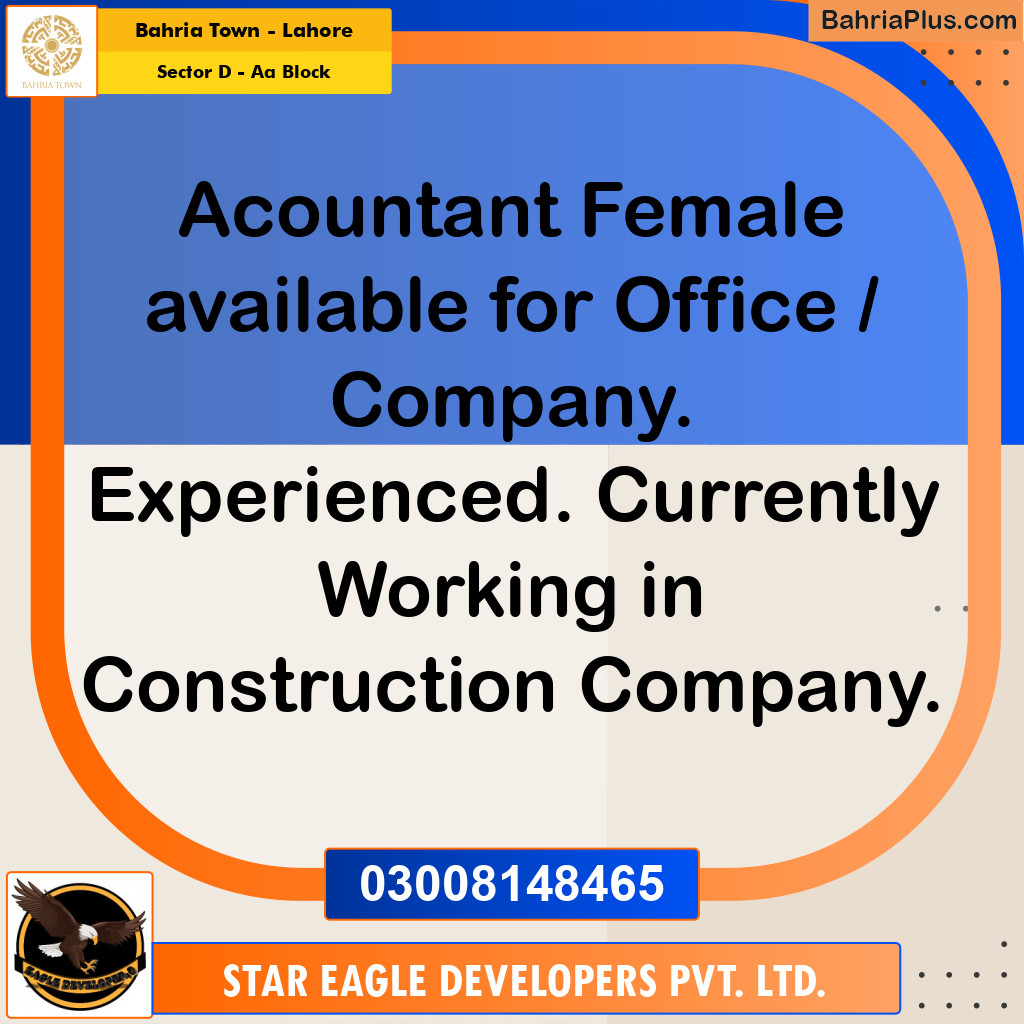 Residential Plot for Sale in Sector D - AA Block -  Bahria Town, Lahore - (BP-168547)