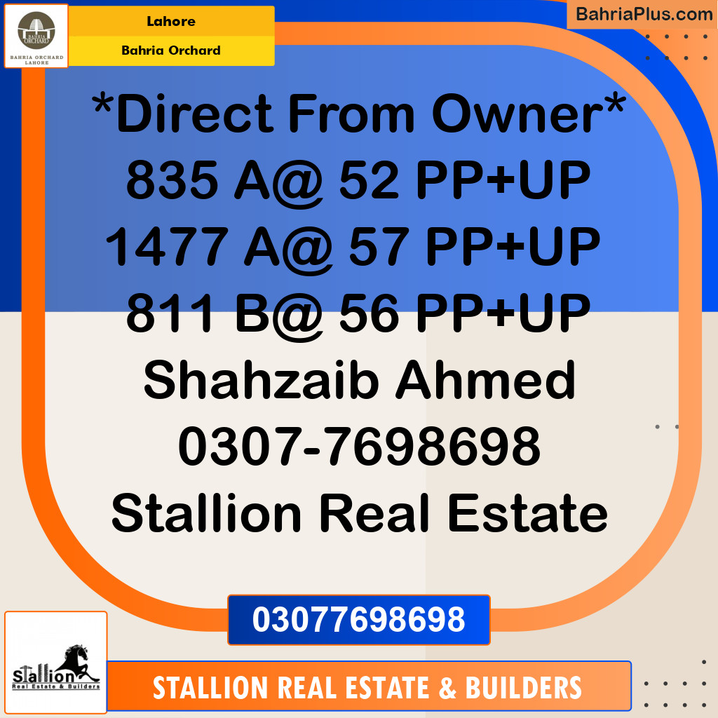 Residential Plot for Sale in OLC-A Block -  Bahria Orchard, Lahore - (BP-169100)