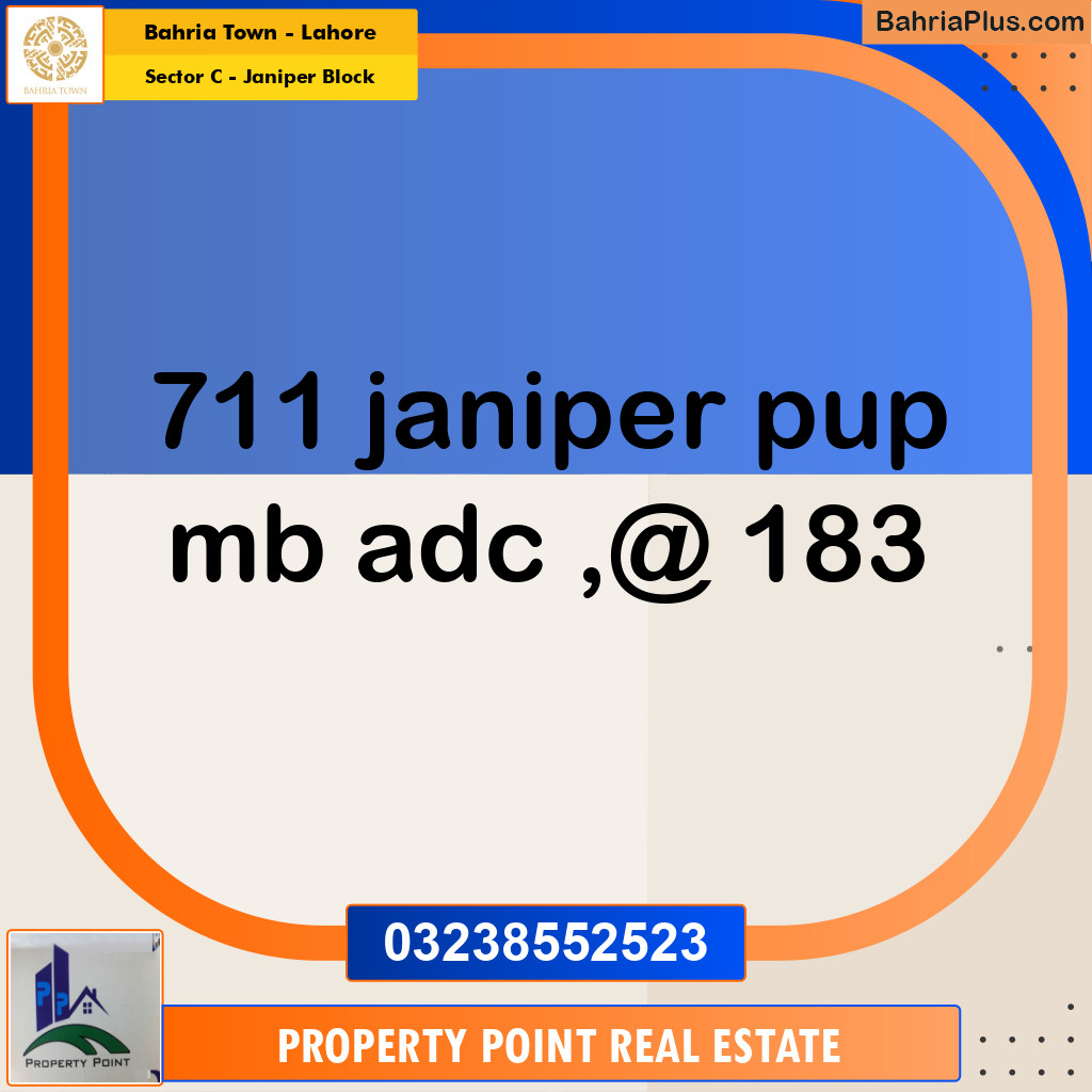 Residential Plot for Sale in Sector C - Janiper Block -  Bahria Town, Lahore - (BP-169780)