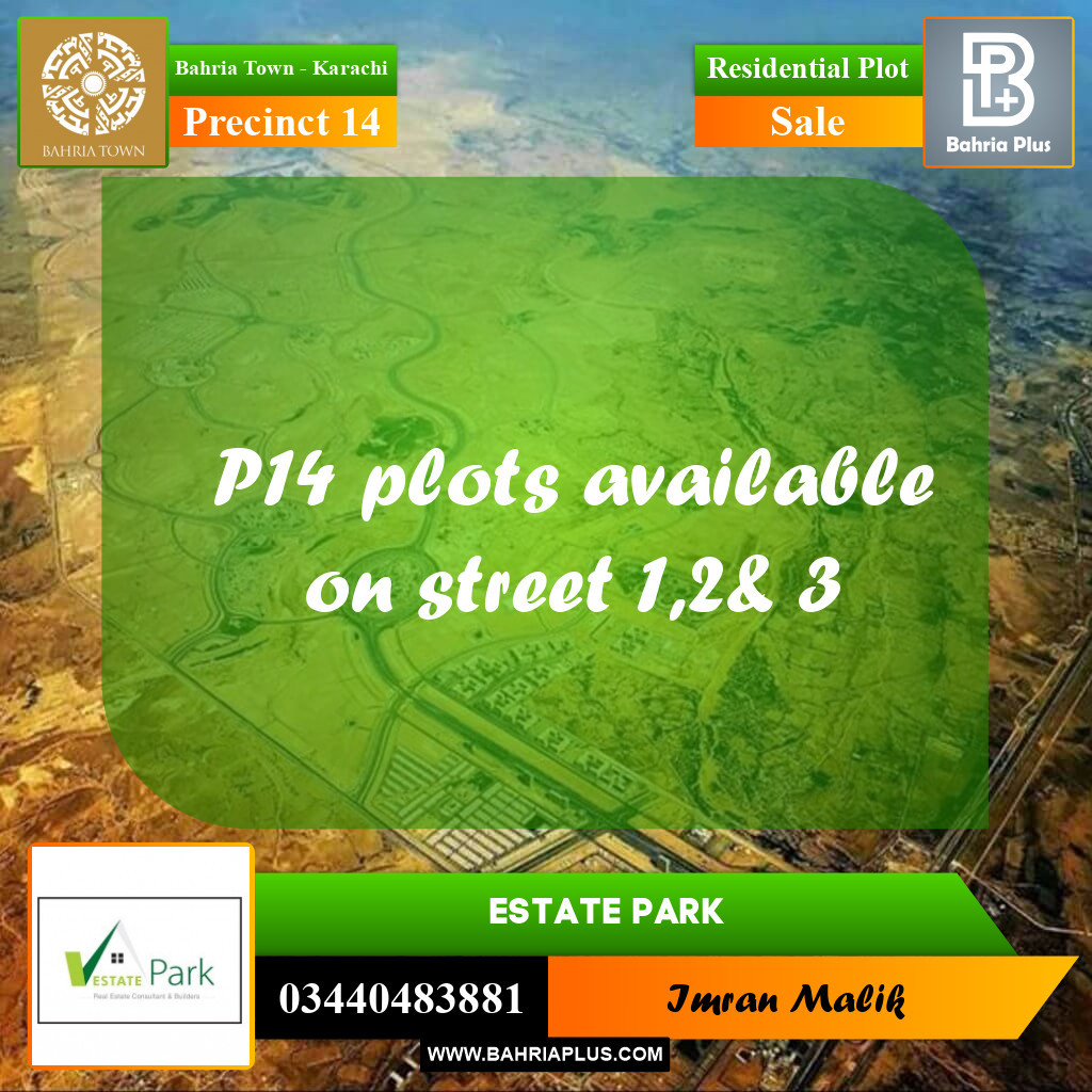 Residential Plot for Sale in Precinct 14 - Bahria Town, Karachi - (BP-169862)