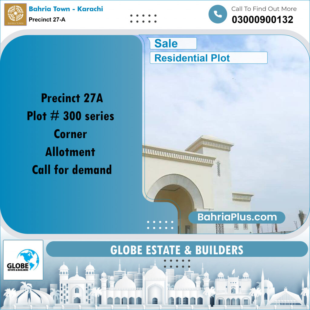 500 Sq. Yards Residential Plot for Sale in Precinct 27-A -  Bahria Town, Karachi - (BP-170016)