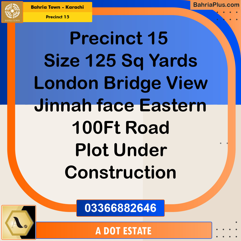 125 Sq. Yards Residential Plot for Sale in Precinct 15 -  Bahria Town, Karachi - (BP-170347)