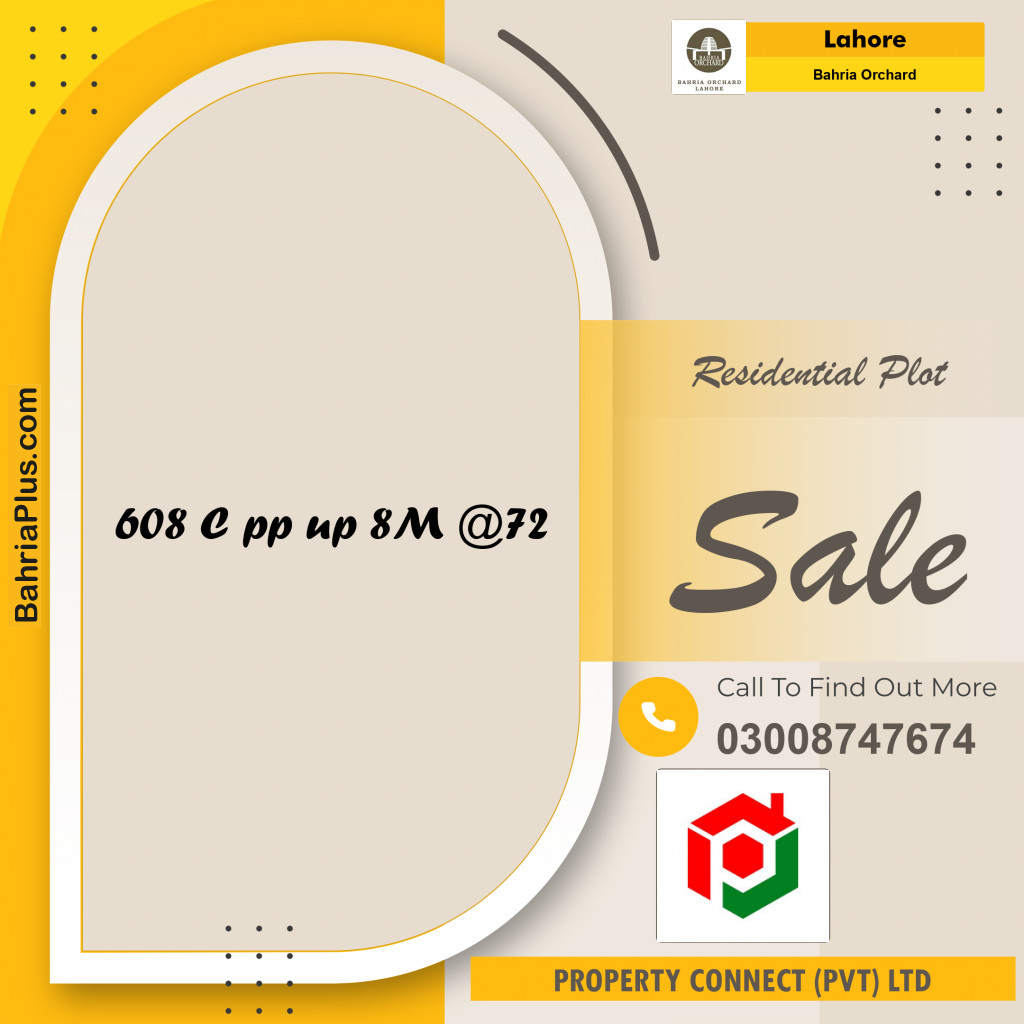 Residential Plot for Sale in Phase 2 - C Block -  Bahria Orchard, Lahore - (BP-170483)