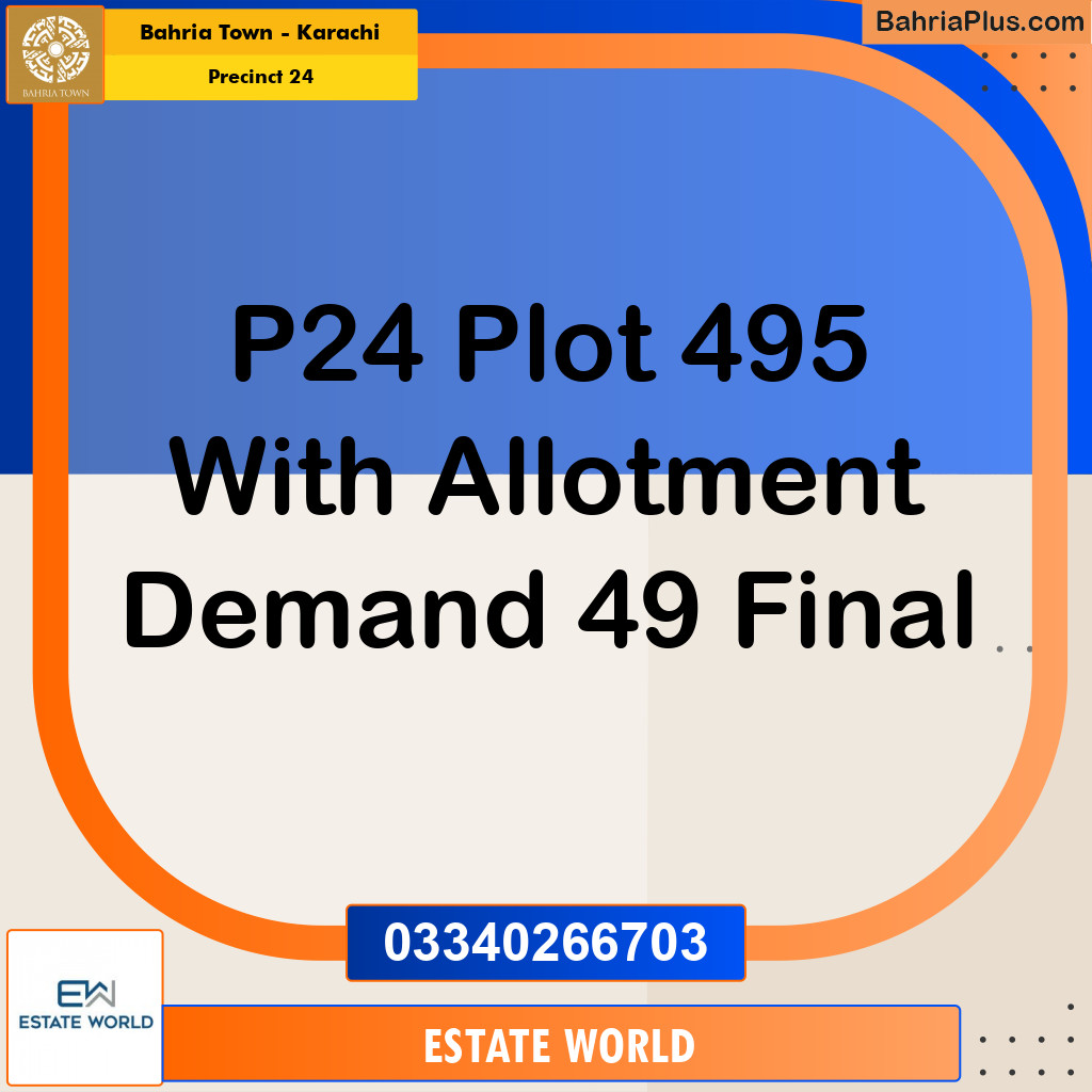 125 Sq. Yards Residential Plot for Sale in Precinct 24 -  Bahria Town, Karachi - (BP-170989)