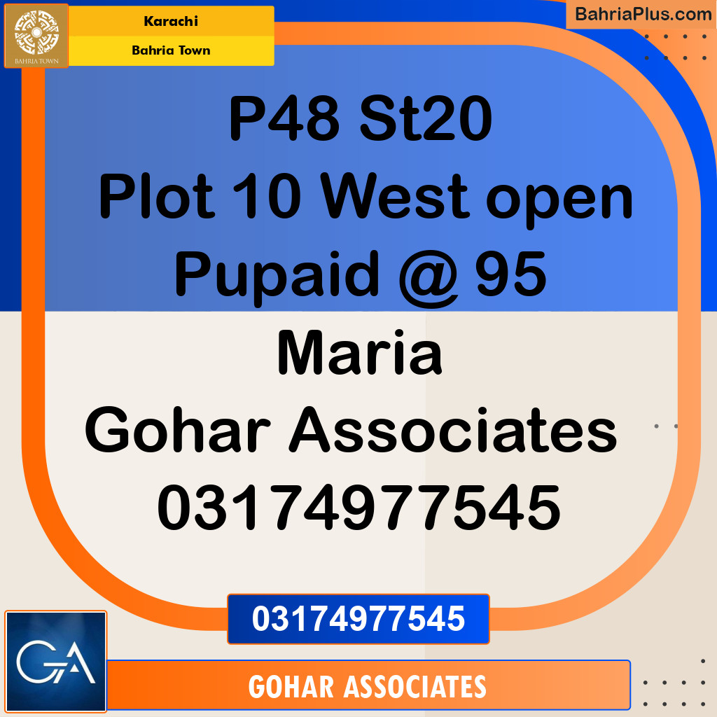 Residential Plot for Sale in Precinct 48 -  Bahria Town, Karachi - (BP-171302)