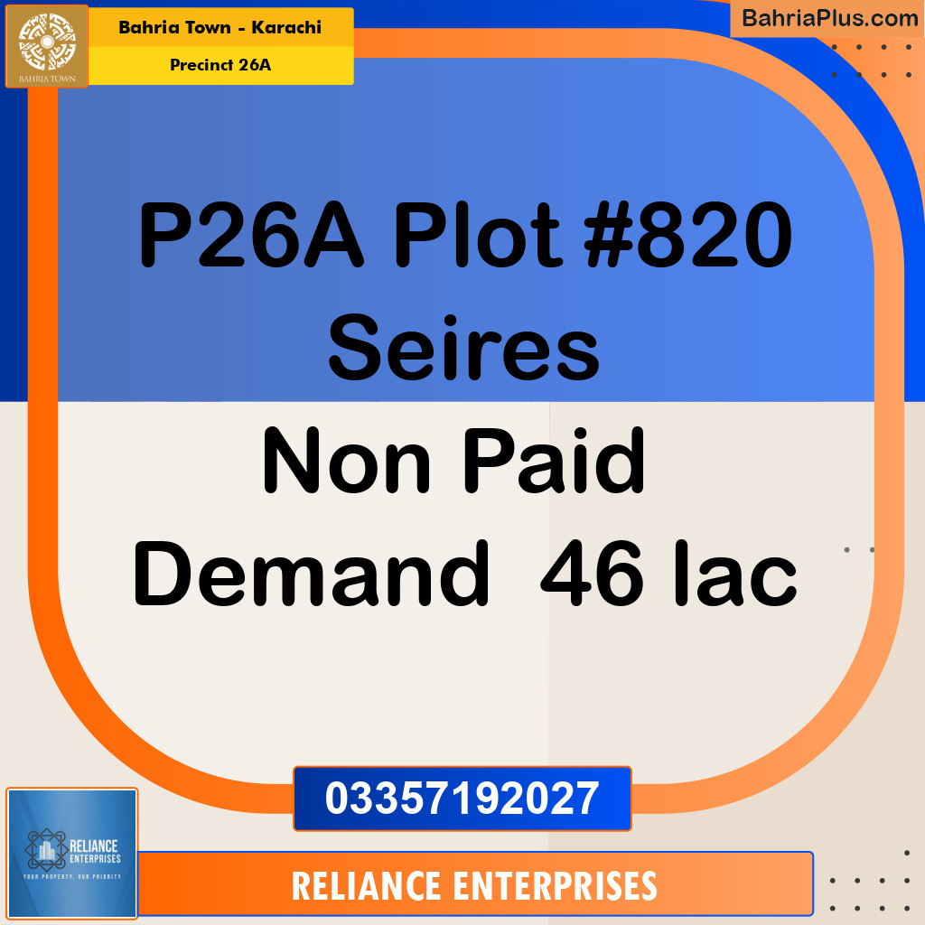 125 Sq. Yards Residential Plot for Sale in Precinct 26A -  Bahria Town, Karachi - (BP-171428)