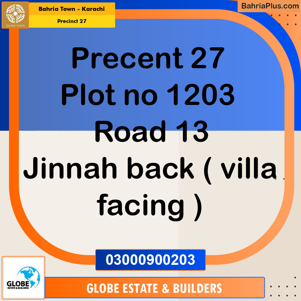 Residential Plot for Sale in Precinct 27 -  Bahria Town, Karachi - (BP-171872)