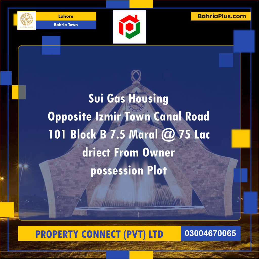 Residential Plot for Sale in Bahria Town, Lahore - (BP-172057)