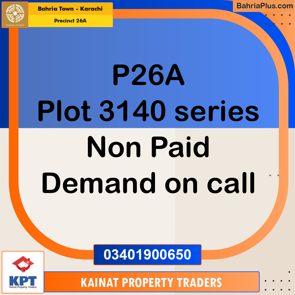 125 Sq. Yards Residential Plot for Sale in Precinct 26A -  Bahria Town, Karachi - (BP-172065)