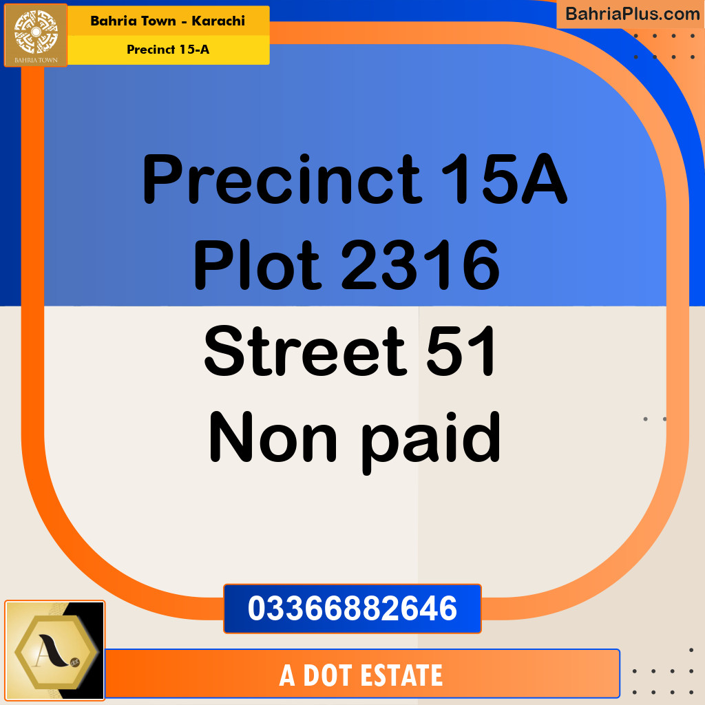 125 Sq. Yards Residential Plot for Sale in Precinct 15-A -  Bahria Town, Karachi - (BP-172123)