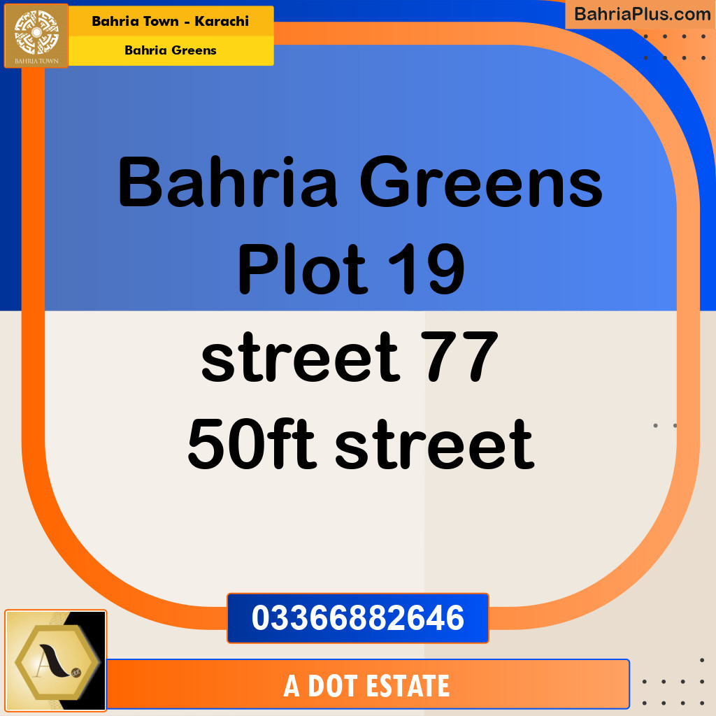 Residential Plot for Sale in Bahria Greens - Bahria Town, Karachi - (BP-172126)