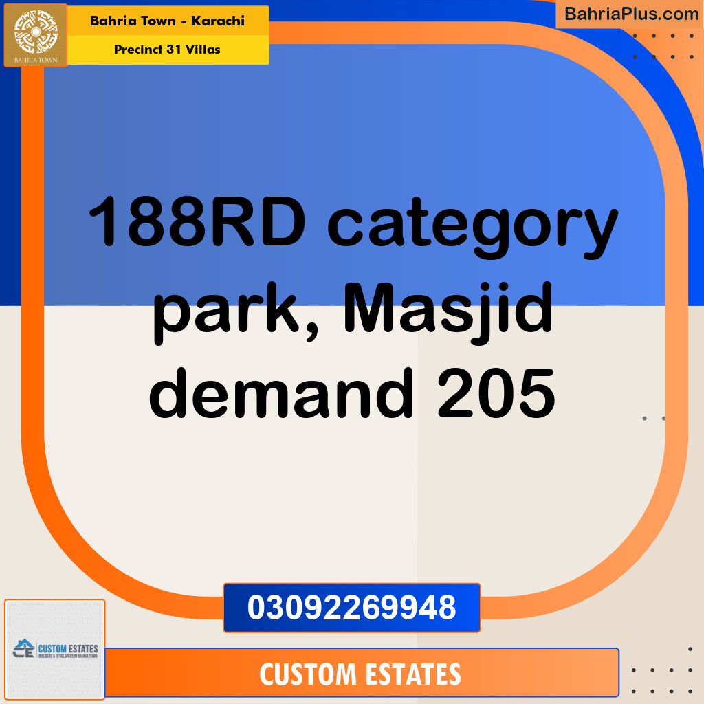 Residential Plot for Sale in Precinct 31 Villas -  Bahria Town, Karachi - (BP-172384)