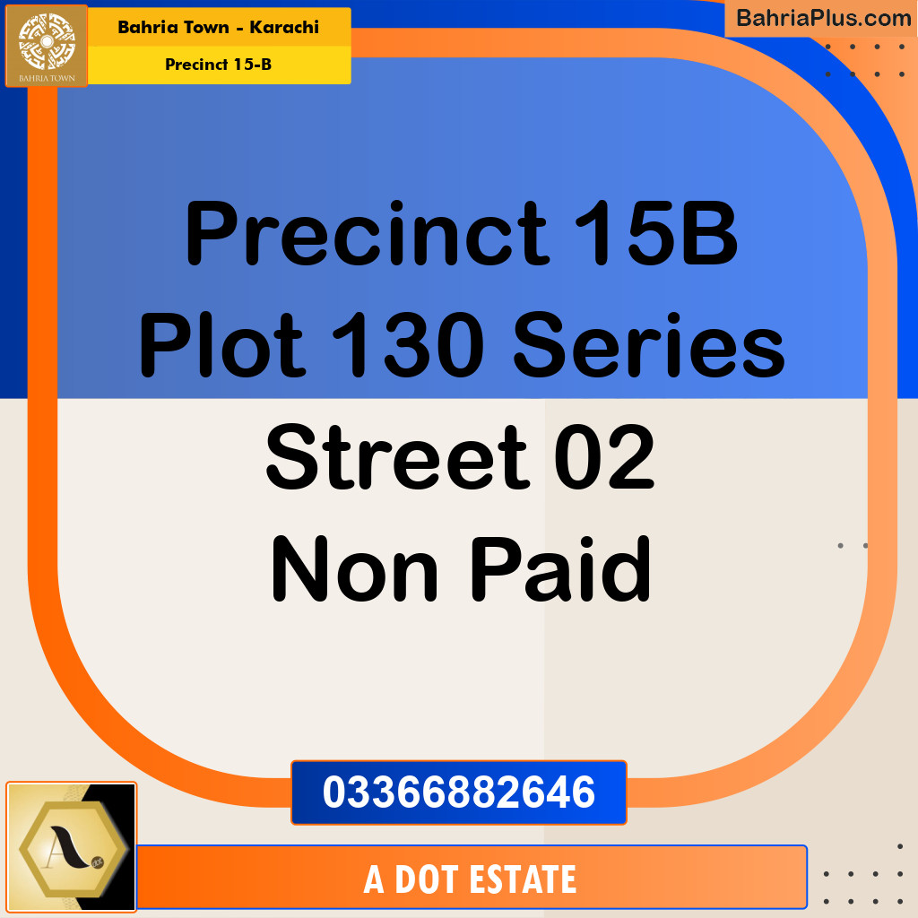 Residential Plot for Sale in Precinct 15-B - Bahria Town, Karachi - (BP-172449)