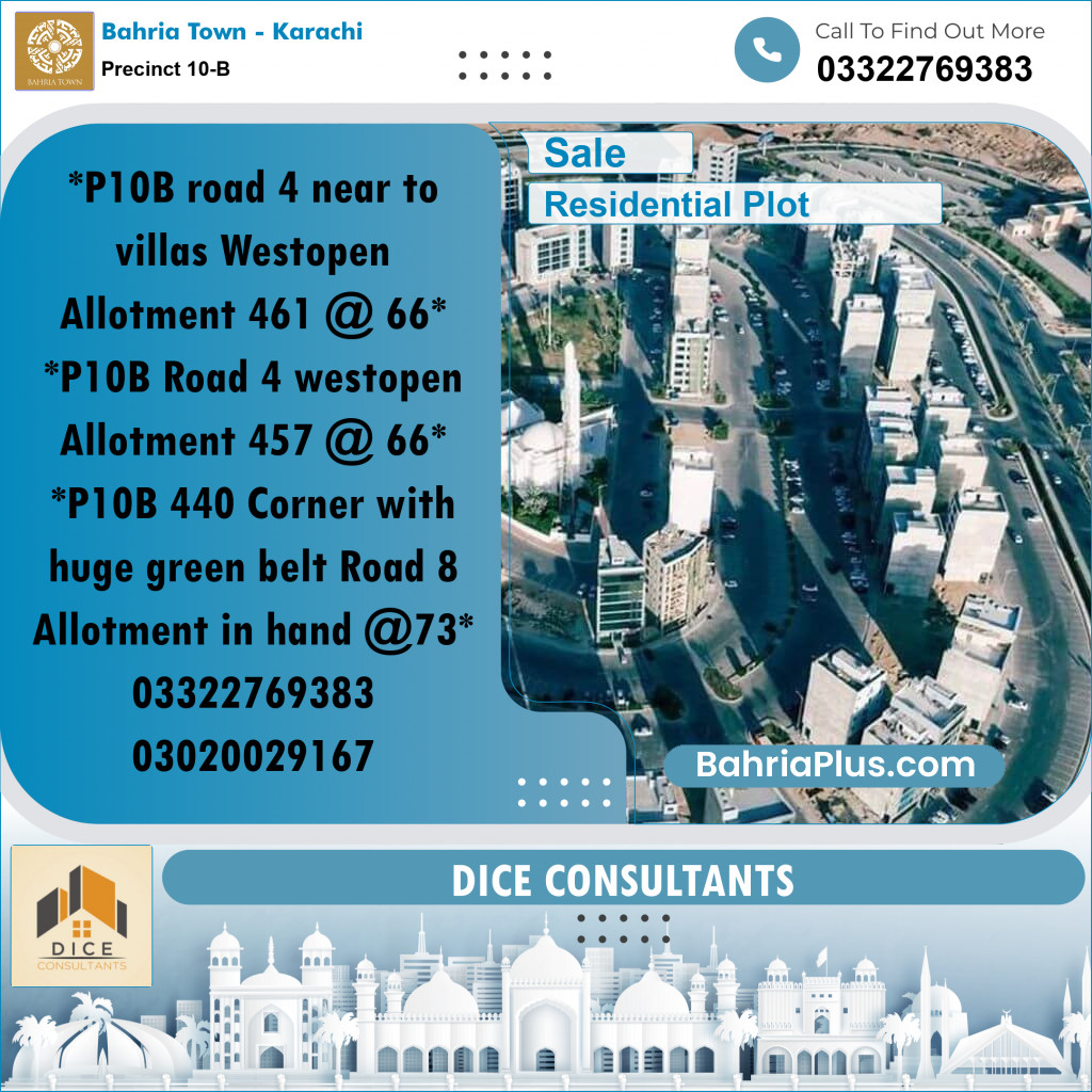 125 Sq. Yards Residential Plot for Sale in Precinct 10-B -  Bahria Town, Karachi - (BP-173296)