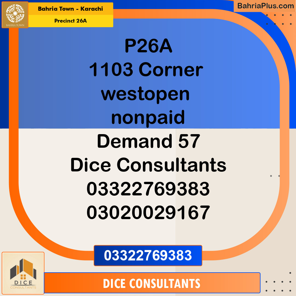 125 Sq. Yards Residential Plot for Sale in Precinct 26A -  Bahria Town, Karachi - (BP-173301)