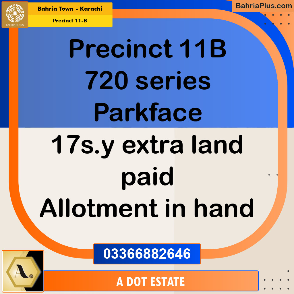 Residential Plot for Sale in Precinct 11-B -  Bahria Town, Karachi - (BP-173487)