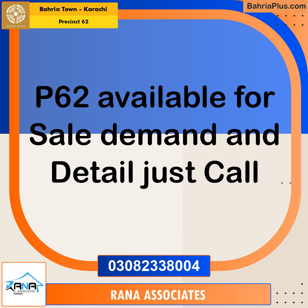 Residential Plot for Sale in Precinct 62 -  Bahria Town, Karachi - (BP-173920)