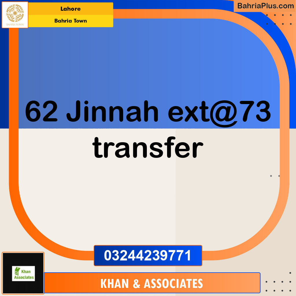 Residential Plot for Sale in Sector E - Jinnah Ext. Block -  Bahria Town, Lahore - (BP-174388)