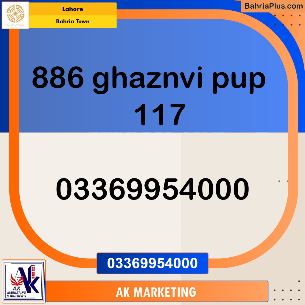 Residential Plot for Sale in Sector F - Ghaznavi Block -  Bahria Town, Lahore - (BP-174672)