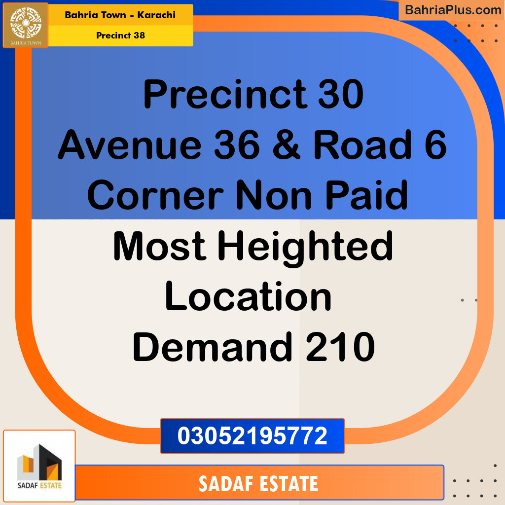 1000 Sq. Yards Residential Plot for Sale in Precinct 38 -  Bahria Town, Karachi - (BP-174972)