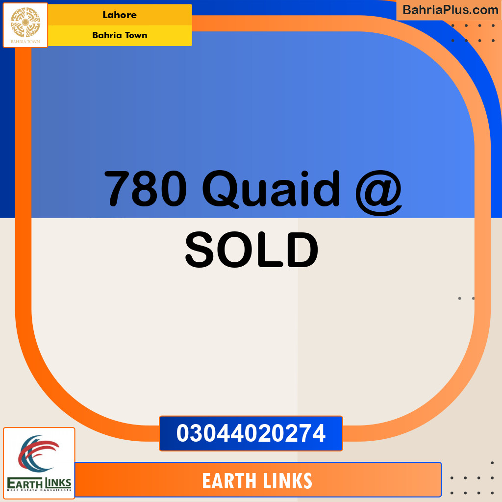 Residential Plot for Sale in Sector E - Quaid Block - Bahria Town, Lahore - (BP-174981)