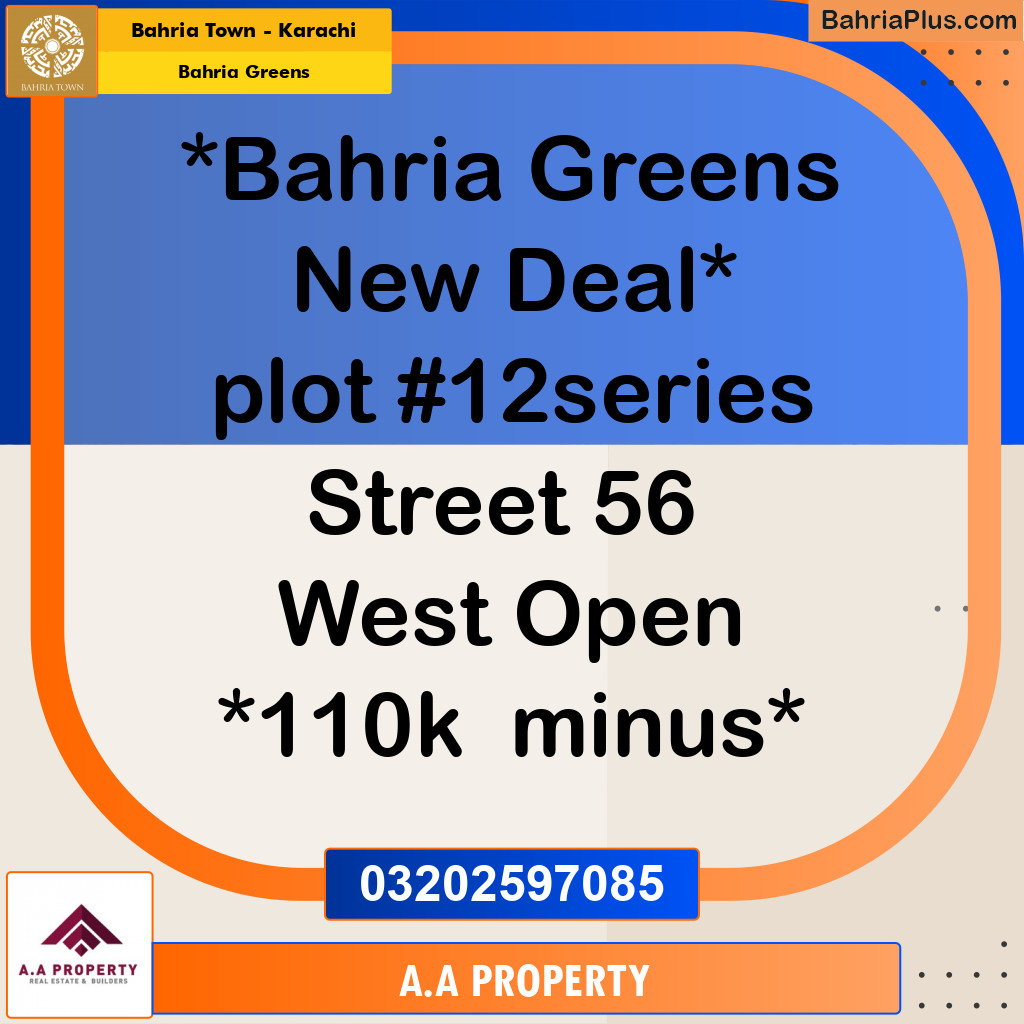 75 Sq. Yards Residential Plot for Sale in Bahria Greens -  Bahria Town, Karachi - (BP-175201)