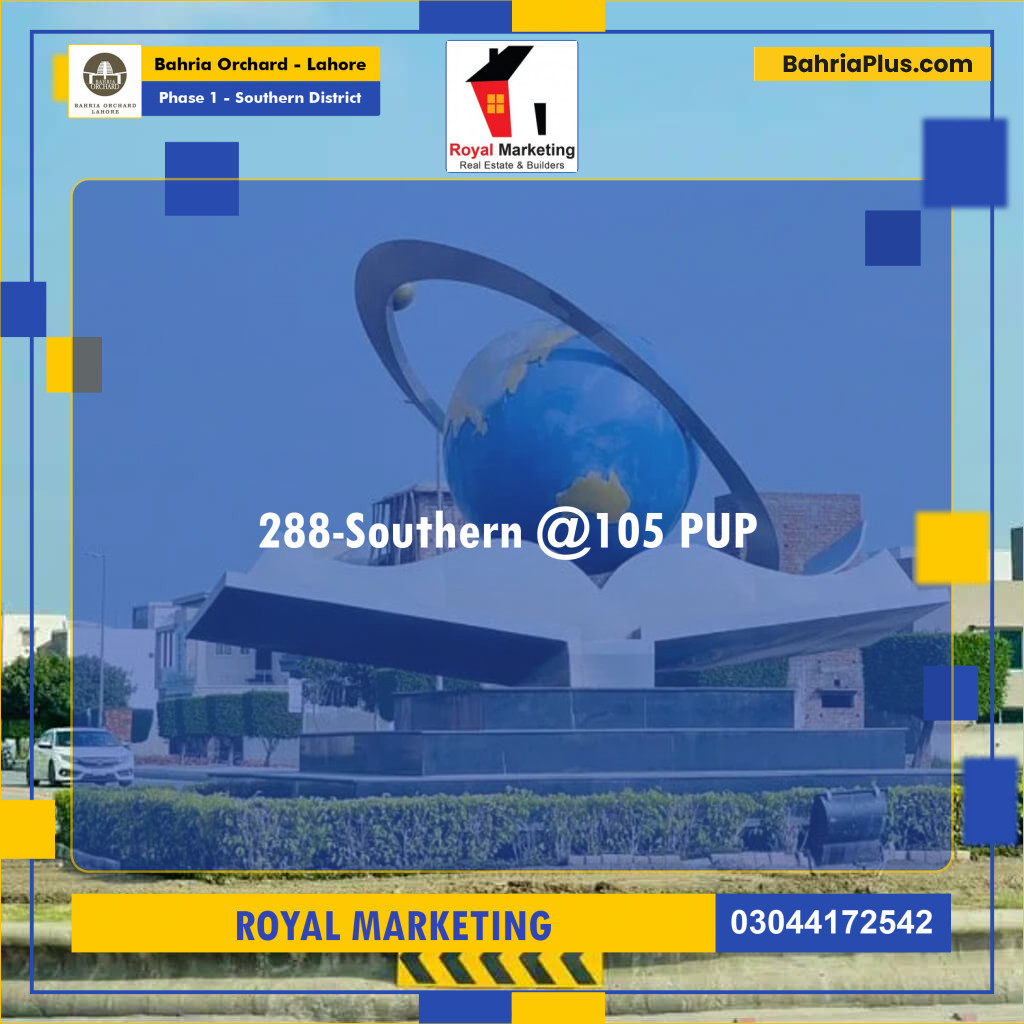 Residential Plot for Sale in Phase 1 - Southern District -  Bahria Orchard, Lahore - (BP-175823)