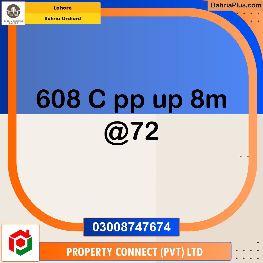 Residential Plot for Sale in Bahria Orchard, Lahore - (BP-176145)