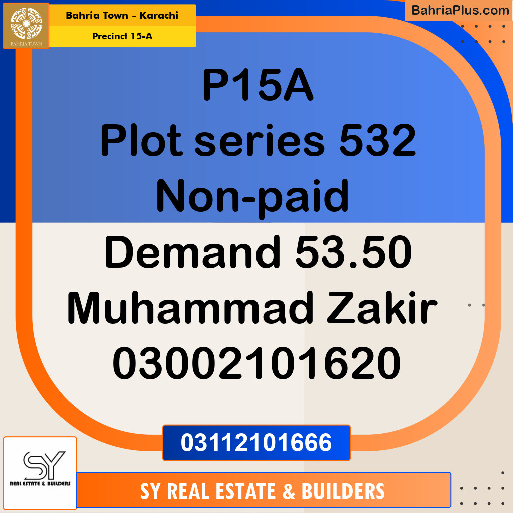 125 Sq. Yards Residential Plot for Sale in Precinct 15-A -  Bahria Town, Karachi - (BP-176296)
