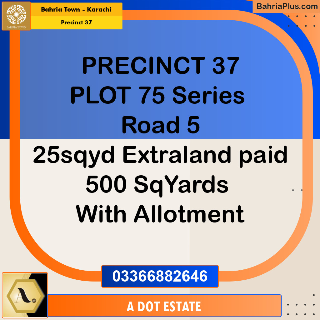 Residential Plot for Sale in Precinct 37 -  Bahria Town, Karachi - (BP-176386)