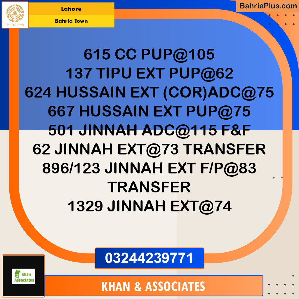 Residential Plot for Sale in Sector D - CC Block -  Bahria Town, Lahore - (BP-176721)