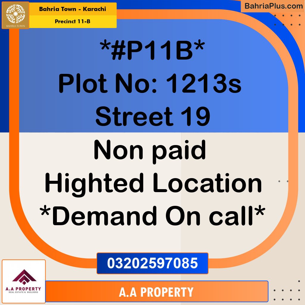 125 Sq. Yards Residential Plot for Sale in Precinct 11-B -  Bahria Town, Karachi - (BP-176973)