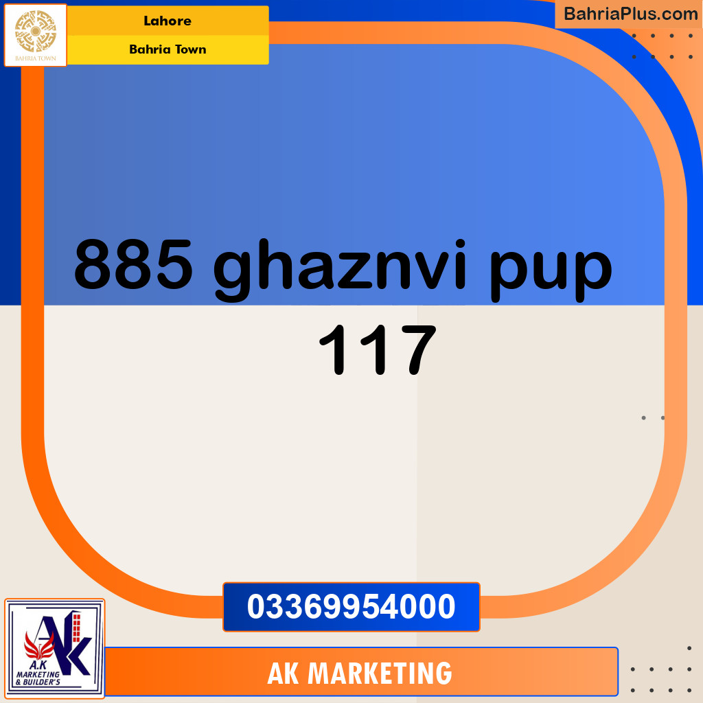 Residential Plot for Sale in Sector F - Ghaznavi Block -  Bahria Town, Lahore - (BP-177211)