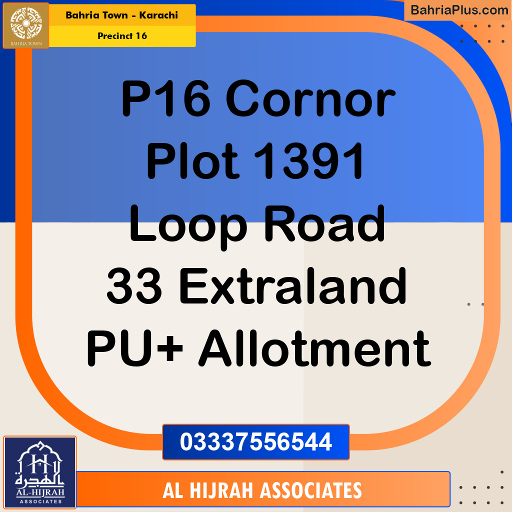 250 Sq. Yards Residential Plot for Sale in Precinct 16 -  Bahria Town, Karachi - (BP-177343)