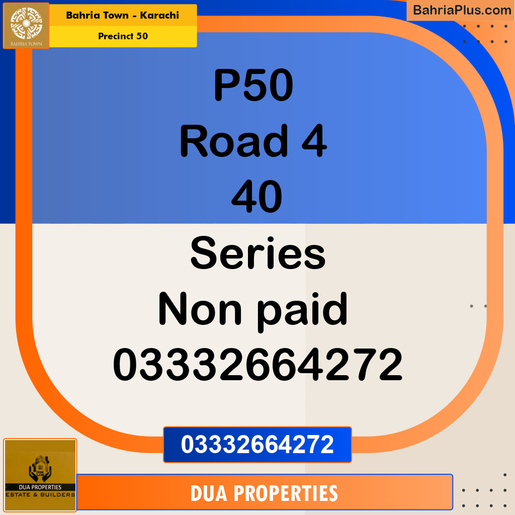 Residential Plot for Sale in Precinct 50 -  Bahria Town, Karachi - (BP-177444)