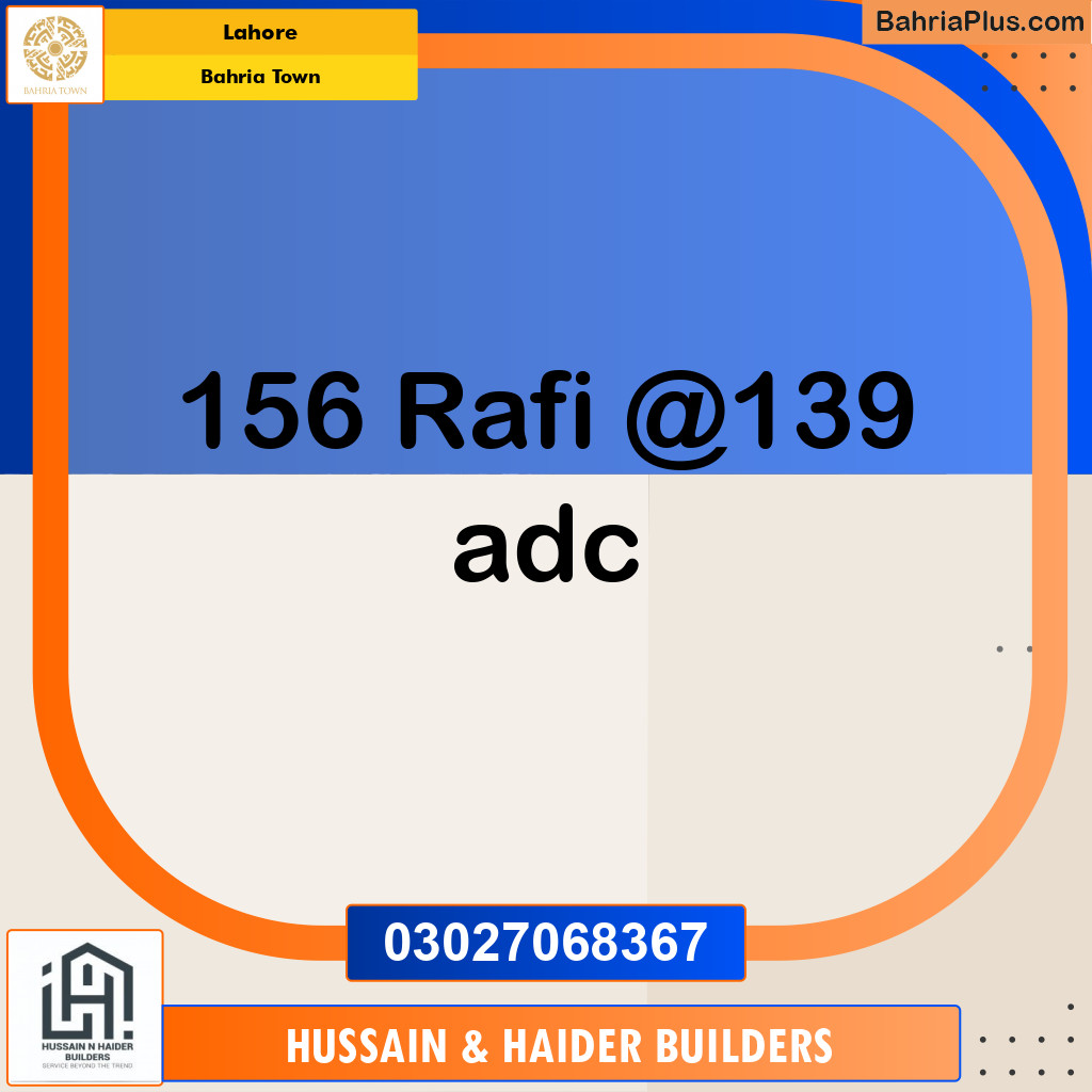 Residential Plot for Sale in Bahria Town, Lahore - (BP-177605)